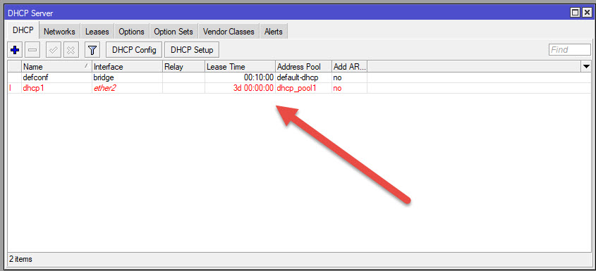 Configure DHCP Server Parameters